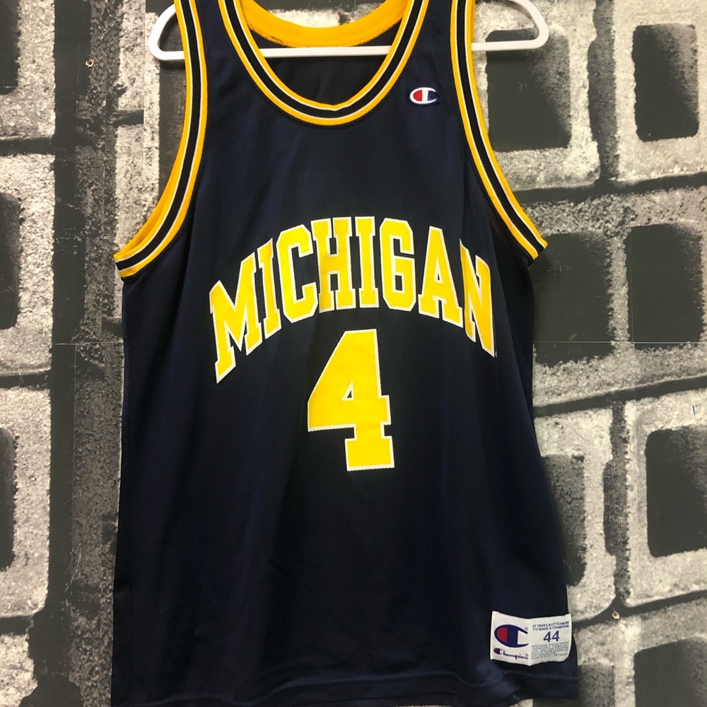 Michigan Wolverines Chris Webber Champion Jersey